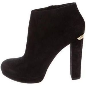 Michael Kors Black Haven Round Toe Ankle Boot